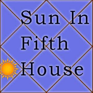 Sun in 5th house